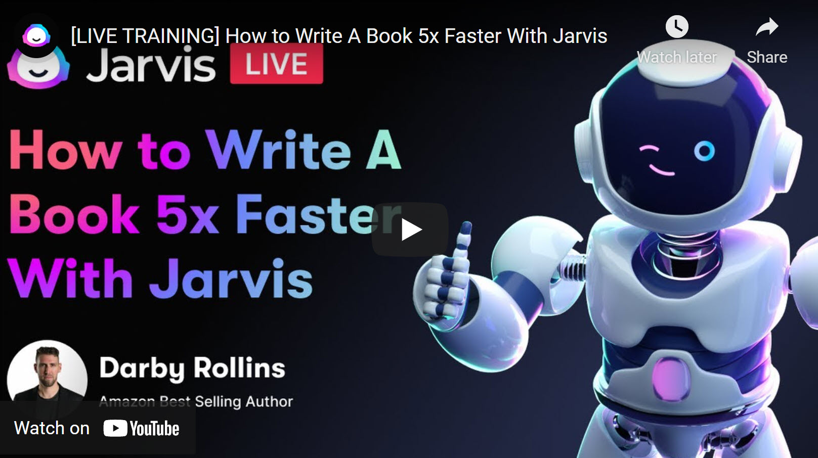 learn how to write a book five times faster with jarvis
